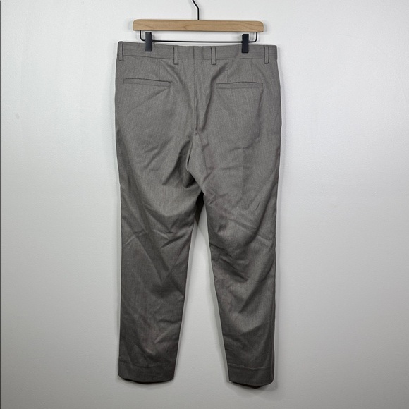 BOSS Hugo Boss Grey Virgin Wool Dress Pants Men's Size 34 Tailored Fit - Picture 6 of 9
